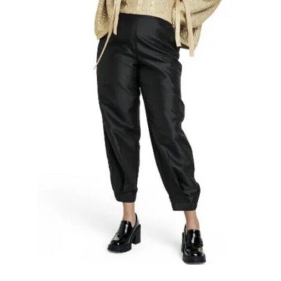 KIKA VARGAS x Target Black Jogger Pants Size Small NEW New with tags - Picture 1 of 4